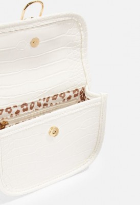 L. Island Trek Crossbody Bag - White Croc