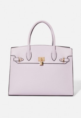 L. Lock Down Satchel - Lilac