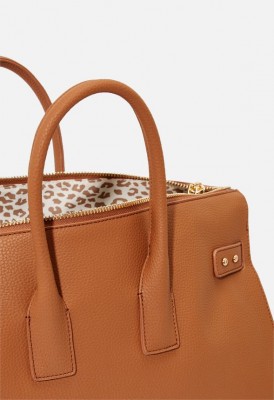 L. Easy Going Weekender Tote - Cognac