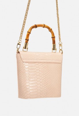 L. Bamboo Binocular Crossbody Bag - Blush