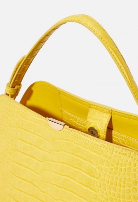 L. Open Dome Satchel - Yellow