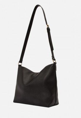L. Double Tassle Shoulder Bag - Black