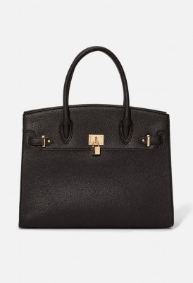 L. Lock Down Satchel - Black