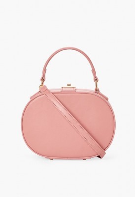 L. Oval You Around Crossbody Bag - Pink