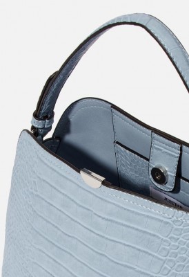 L. Open Dome Satchel - Light Blue