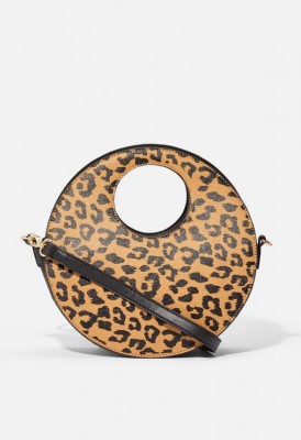 L. Circle Crossbody Bag - Leopard
