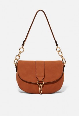 L. Saddle Shoulder Bag - Cognac