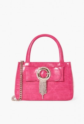 L. Mini Rhinestone Buckle Crossbody Bag